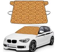Have A Potato Painting Effect, Car Windshield Cover, Protective Windscreen Cover - Snow Ice Sun UV Dust Water Resistant - Fit for Most Cars