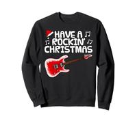 Have A Rockin' Christmas, Electric Guitar Teacher Guitarist Sweatshirt