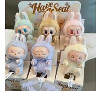 HAVE A SEAT Series TikTok Viral Doll - Have A Seat Series Plush Vinyl Pendant Blind Box - Collectible Random Design Action Figures, Toys & Home Décor - Single Blind Box