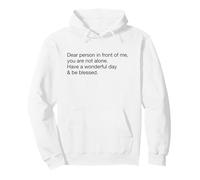 Have A Wonderful Day & Be Blessed (Positive Statement) Pullover Hoodie