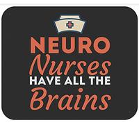Have All The Brains Nursing Hospital Mouse Mat With Stitched Edges Mouse Pad Comfortable Mousepad For Studying Work Home 25X30Cm