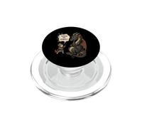 Have At Thee Knight Cat Dragon Funny Medieval PopSockets PopGrip for MagSafe