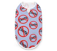 Have Funny No Drama Dog And Cat Clothes Pet Summer Sleeveless T Shirt Basic Vest XL