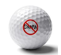 Have Funny No Drama Fashion Golf Balls Accessories for Men Women Funny Graphic Golf Ball