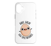 Have Great Egg-spectations Funny Egg Pun Case for iPhone 16 Plus
