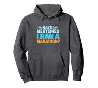 Have I Mentioned I Ran A Marathon Runner Boys Men Running Pullover Hoodie