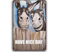 Have Nice Day Vintage Metal Sign Funny Quotes Bathroom Wall Decor Poster Farmhouse Decor For Home Cafes Office Store Pubs Club Gift Plaque 14x20cm