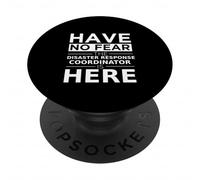 Have No Fear Disaster Response Coordinator Is Here Funny Job PopSockets Adhesive PopGrip