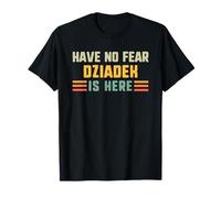 Have No Fear Dziadek Is Here Funny Vintage Grandpa T-Shirt
