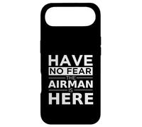 Have No Fear The Airman Is Here Funny Gift Air Force Veteran Case for iPhone Air