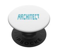 Have No Fear The Architect Is Here Retro Funny Present PopSockets Adhesive PopGrip