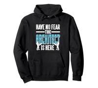 Have No Fear The Architect Is Here Retro Funny Present Pullover Hoodie
