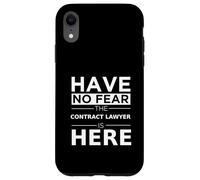 Have No Fear The Contract Lawyer Is Here Funny Gift Work Job Case for iPhone XR