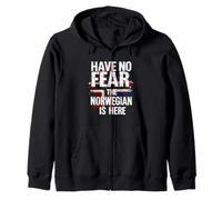 HAVE NO FEAR, THE Norwegian IS HERE Norwegian Pride Zip Hoodie