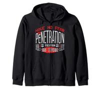 Have No Fear The Penetration Tester Cyber Security Is Here Zip Hoodie