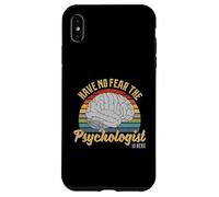 Have No Fear The Psychologist Is Here Retro Vintage Brain Case for iPhone XS Max