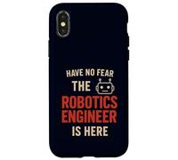 Have No Fear The Robotics Engineer Is Here Funny Robot Humor Case for iPhone X/XS