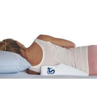 Have shoulder pain while sleeping. Help is here with the Side Cradling Sleeper This patented device brings better sleep to many, or use as back lumbar on trips. Great for rotator cuff injuries.