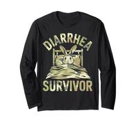 Have The Runs Diarrhea Survivor Funny Long Sleeve T-Shirt