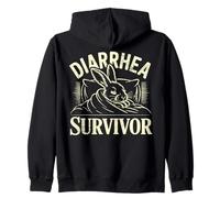 Have The Runs Diarrhea Survivor Zip Hoodie