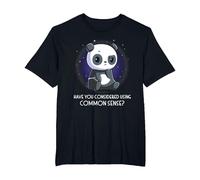 Have You Considered Using Common Sense Tshirt T-Shirt, Men's Big and Tall, Black, 3X Tall