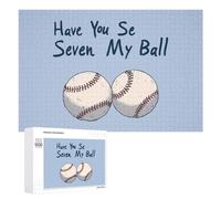 Have You Seen My Ball Baseballs Jigsaw Puzzles for Adult Family Activities Games Home Decor Puzzle 1000 PCS