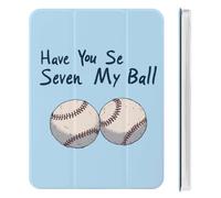 Have You Seen My Ball Baseballs Trifold Tablet Cover with Pencil Holder Slim Protective Case Compatible for iPad Mini 4/5/6 Mini4/5（7.9in）