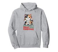 Have Yourself A Meowy Little Christmas Funny Cute Calico Cat Pullover Hoodie