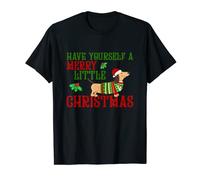 Have Yourself A Merry Little Christmas Festive Dachshund T-Shirt