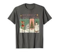 Have Yourself A Merry Little Christmas Snowy Scene T-Shirt