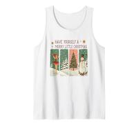 Have Yourself A Merry Little Christmas Snowy Scene Tank Top
