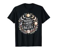 Have Yourself A Merry Little Solstice Moon Phases T-Shirt