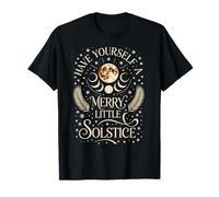 Have Yourself A Merry Little Solstice Moon Phases T-Shirt
