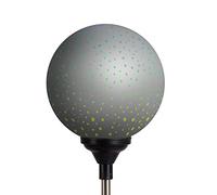 Haven 3D Globe Solar Garden Light - Attractive Plastic Outdoor Decorative Path Lamp & Sunlight Charging Stake Light for Lawn, Patio & Walkway
