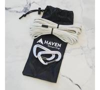 Haven Hammock Whoopie Slings with Ultralight Carabiners - Hammock Straps Accessory - Camping (Silver)