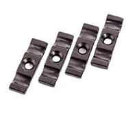 Haven Heritage 4 X Black Extra Large 2.5" Turn Button Catches - Shed Door/Gate & Rabbit Hutch Latches