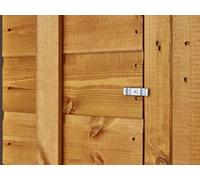 Haven Heritage 6 X Bright Zinc Plated Large 2" Turn Button Catches - Shed Door/gate Rabbit Hutch Latches