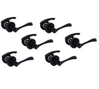 Haven Heritage ® Astrid Internal Door Handles in Black Nickle on Rose - Rose Diameter Approx 51cm Sold as 6 Pairs