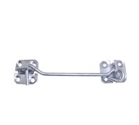 Haven Heritage Cabin Hook Gate Hook and Eye Latch, Garage Hooks, Window Hooks - Heavy Duty Gate Door Hook and Eye Latch for Garage, Door Window - 6" Cabin Hook & Eye, Sold Pack of 2 - ZINC