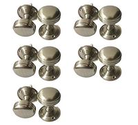 Haven Heritage Door KNOBS Satin Nickle MORTICE REEDED Ribbed Sprung Round Internal Handle (5)