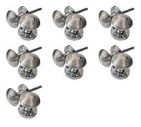 Haven Heritage ® Internal Ribbed Round Sprung Mortise Door Knob in Polished Chrome - Rose Diameter Approx 56mm 7 x Pairs