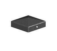 Haven Heritage Pyramid Square Black Metal Fence Post Caps - 3" 75mm Post Top (2X Post Tops)