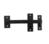 Haven Heritage Suffolk Garden Gate Latch - Heavy Duty Black Thumb Latch for Wooden Gates and Doors