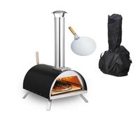 Haven Pizza Oven Thermometer Paddle Rain Cover Outdoor BBQ Black Silver