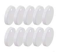 HavenDomicile 10PCS White Plastic Toilet Seat Cover Fixing Bolt Cap For Bathroom (60mm)