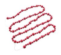 HavenDomicile 2.75m Christmas Red Berry Garland For Holiday Use On Trees, Mantels, Windows, Offices And Parties Featuring Foam Material And Lifelike Berries