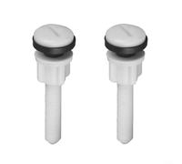 HavenDomicile 2 Pack Toilet Cistern Seal Seat Fasteners Close Coupling Bolts Nuts Washers Repair Kit 10mm Thread Diameter
