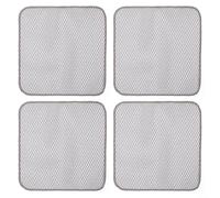 HavenDomicile 4/8pcs Microfiber Dish Cloths,Lint-Free Kitchen Cleaning Cloths for Washing Dishes Pots Pans Glassware for Surfaces 30x30cm(Round(4))