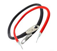 HavenDomicile 5AWG 50cm 100A Copper Cable with PVC Jacket for Automotive Battery Line and Inverter Applications Providing Reliable Electrical Flow