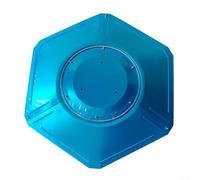 HavenDomicile 86Cm Reflective Aluminium Heat Shield For Gas Patio Heaters, Replacement Reflector For Umbrella Round Hexagonal Outdoor Models